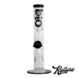 Load image into Gallery viewer, 14" BIOHAZARD 50MM TREE PERC STRAIGHT BONG - BLACK
