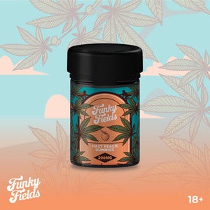 Funky Fields Hazy Peach Gummies (10x20mg)