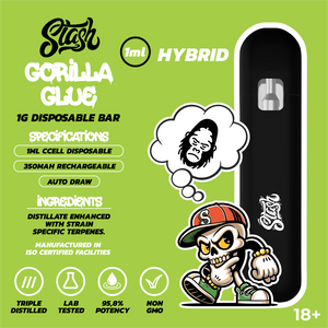 STASH - Gorilla Glue - 1ml Disposable Vape Pen