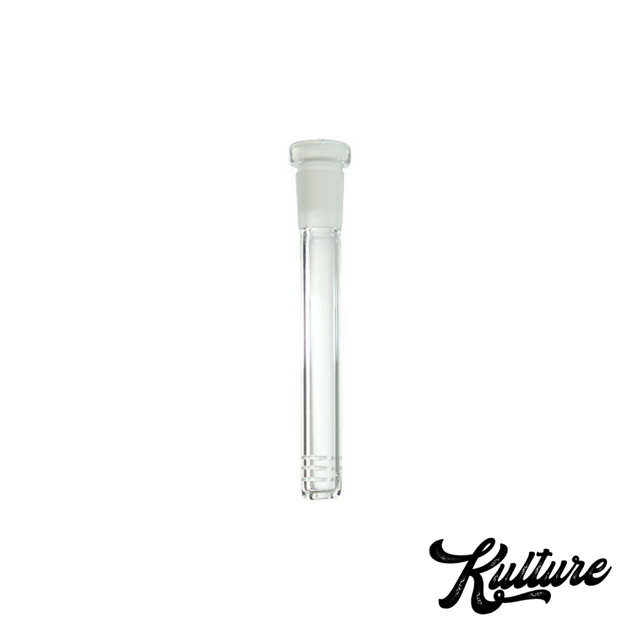 4" CLEAR DOWNSTEM - 19MM/14MM