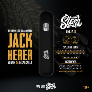 STASH - Jack Herer - Delta 8 Disposable Vape Pen