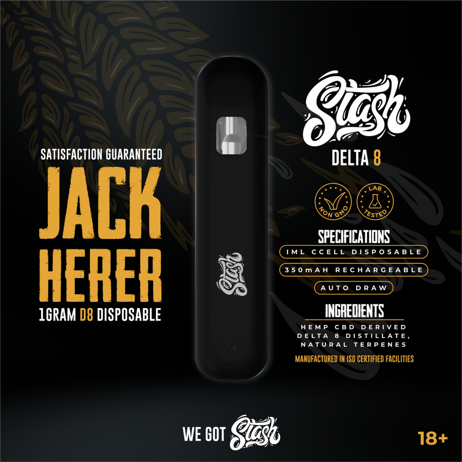 STASH D8 - Jack Herer - 1ml Disposable Vape Pen